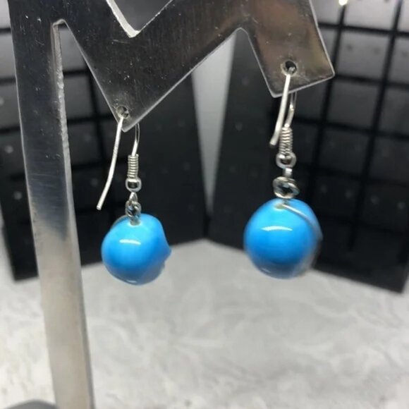 Curated bundle blue skull jewelry set statement. - Picture 4 of 6